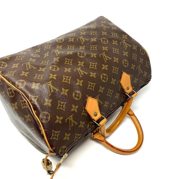 AUTH LOUIS VUITTON MONOGRAM SPEEDY 35 HAND BAG - Picture 3 of 15